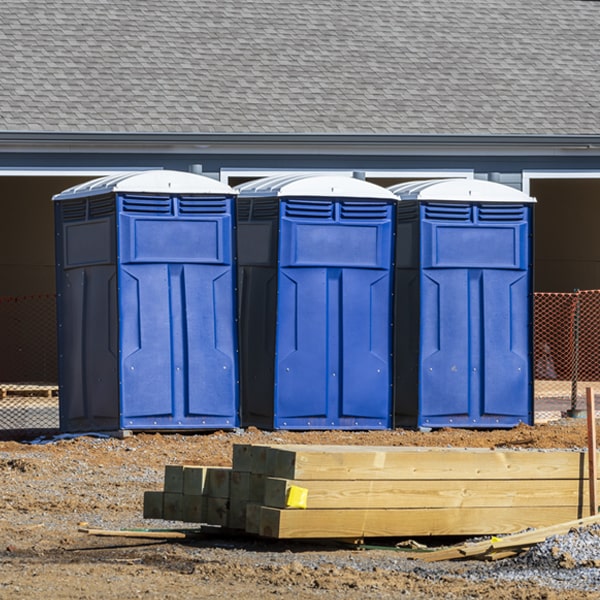 are there any restrictions on what items can be disposed of in the portable toilets in LaCoste Texas